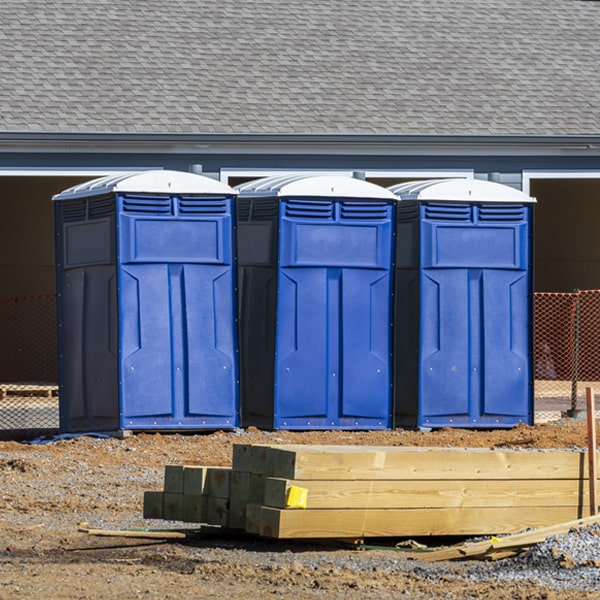 how do you ensure the portable restrooms are secure and safe from vandalism during an event in Western Grove Arkansas